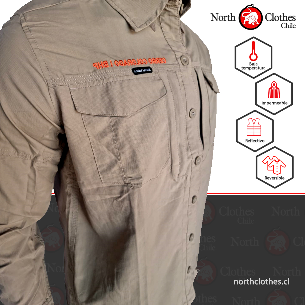Camisa Tactel/Antiacido
